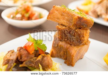 fritada fried pork traditional ecuadorian food