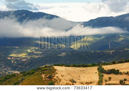 Peaceful rural landscape of Sardinia