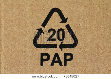 Recycling code 20 PAP