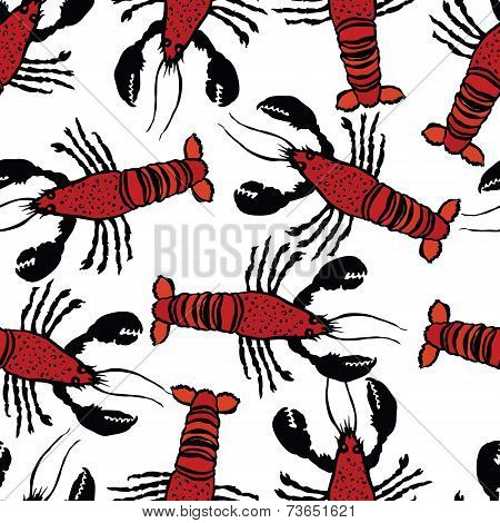 Red Lobsters Background