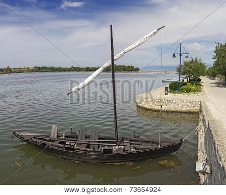 Ancient Ship At Nin, Croatia
