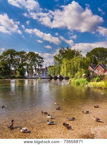 Fordingbridge And The River Avon In Hampshire