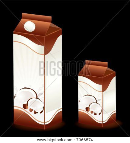 milchig Verpackungsprodukt