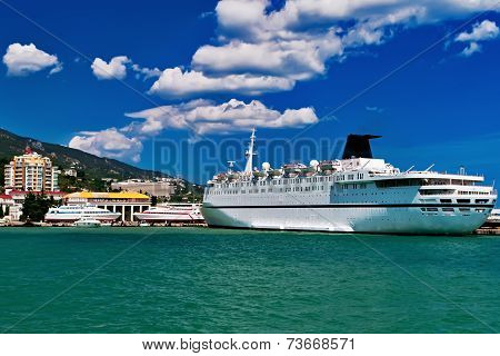 Crimea sea port ship