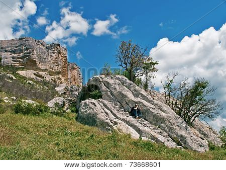 depression rock sky