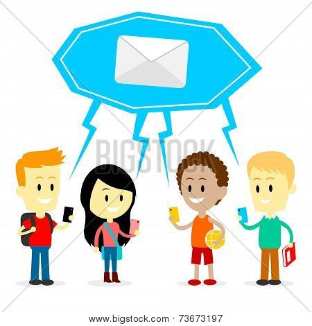 Broadcast Message at School