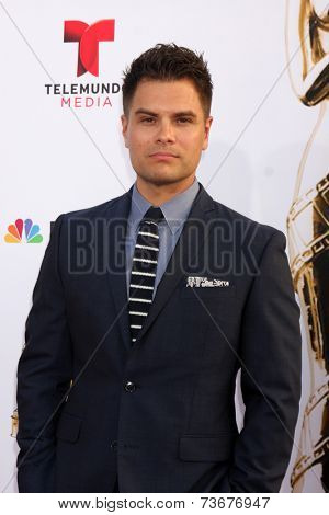 LOS ANGELES - OCT 10:  Erik Valdez at the ALMA Awards Arrivals 2014 at Civic Auditorium on October 10, 2014 in Pasadena, CA