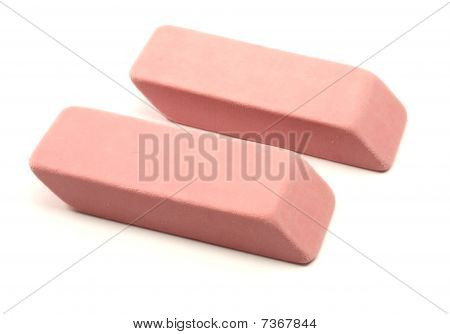 Two Pink Erasers