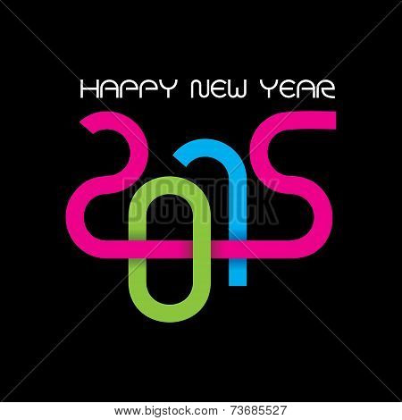 creative happy new year 2015 design stock vector