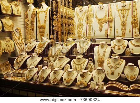 Gold Market In Dubai, Deira Gold Souk