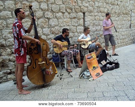 Street Musicians Dubrovnik