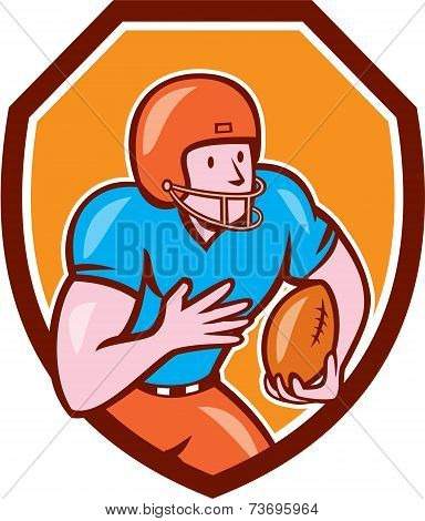American Football Receiver Running Ball Shield