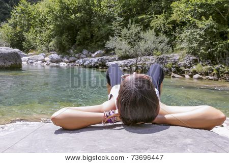 Woman Enjoying Nature