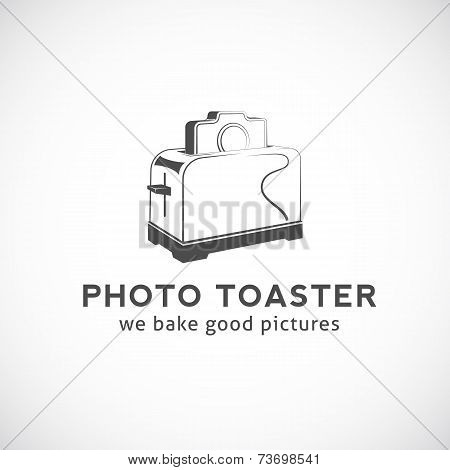 Photo Toaster Abstract Vector Logo Template