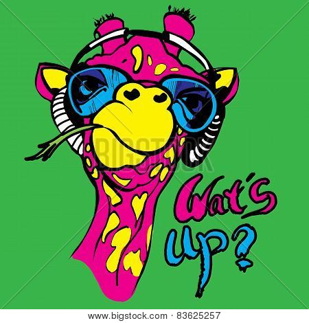 Giraffe vector illustration