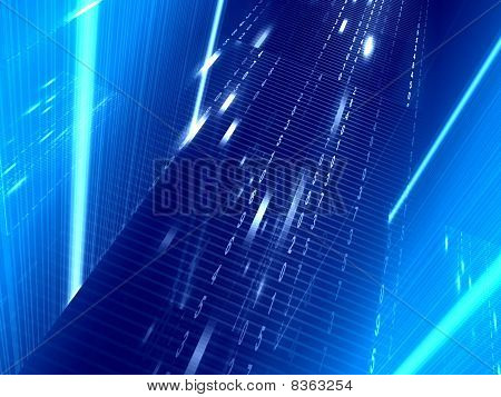digitale abstract blue background