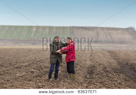 Farmers Shaking Hands