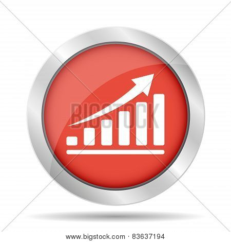 Vector Red Economic Icons