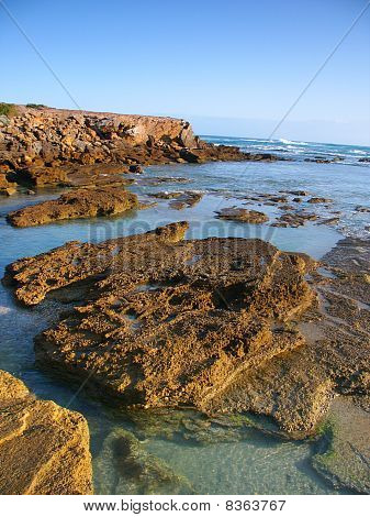 Costa rocciosa in Victoria, Australia