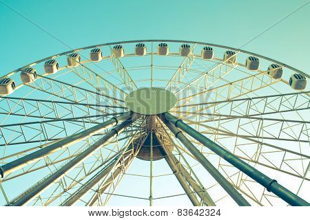 ferris wheel against