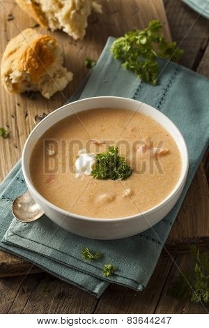 Homemade Lobster Bisque Soup