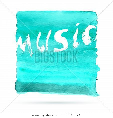 Vector background with watercolor texture
