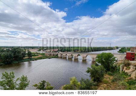 Bridge Of The 12Th Century, Simancas, Spain