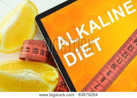 alkaline diet on tablet.