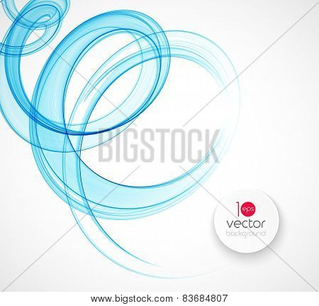 Abstract transparent wave template  background brochure design