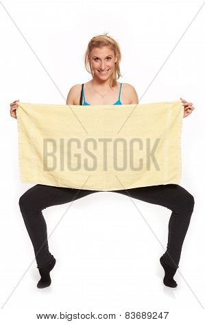Young Sporty Woman In The Warm-up Workout