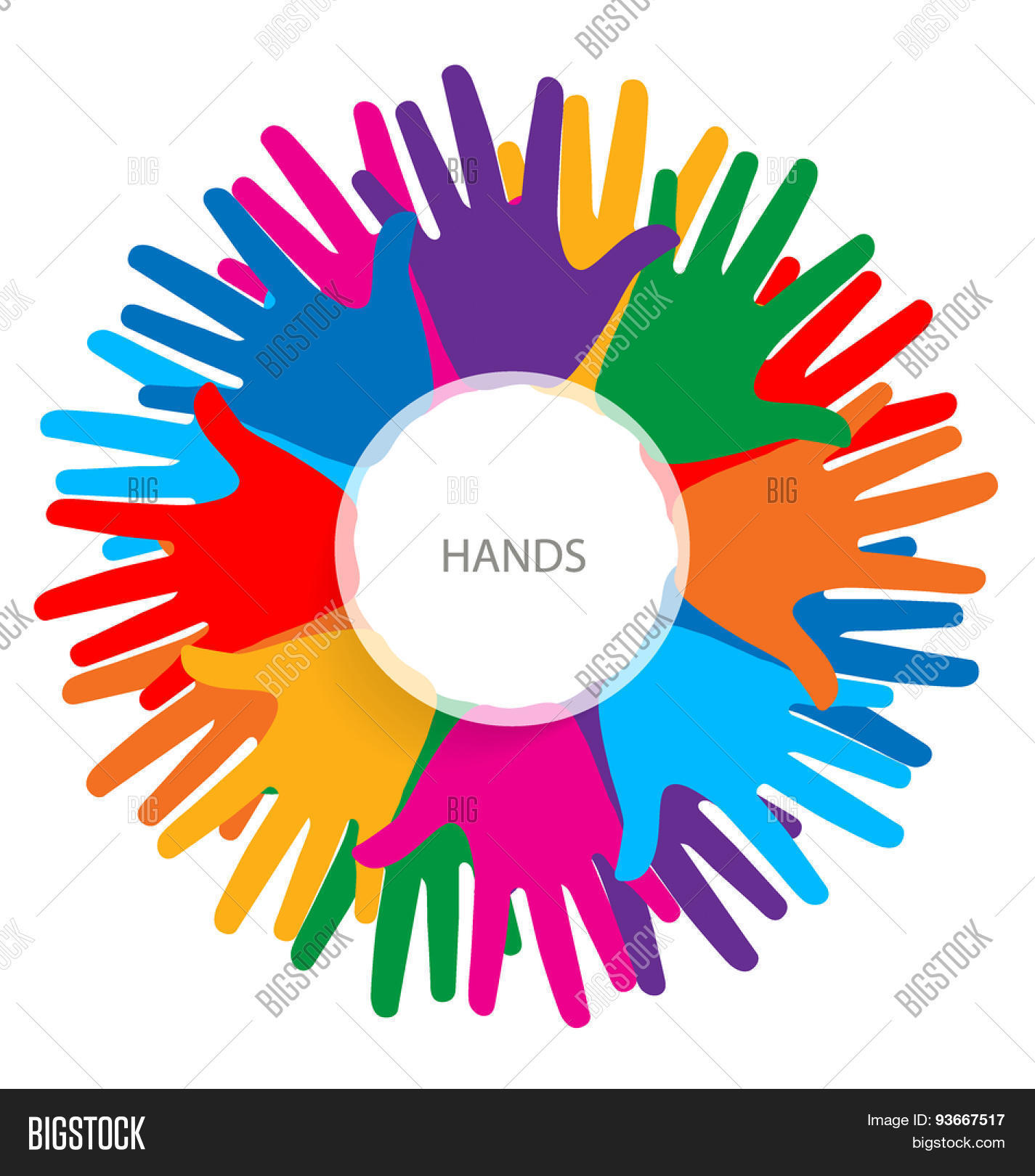 Colorful Hands. Vector & Photo (Free Trial) | Bigstock