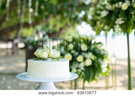 White Wedding Cake