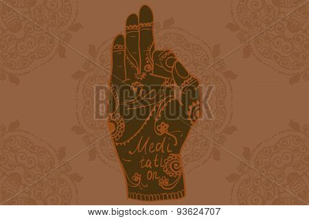 Element yoga mudra hands