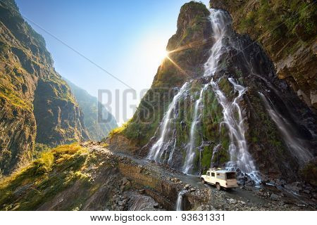 Roadside Waterfall