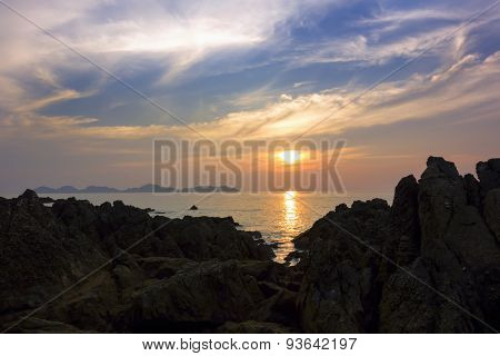 Stones of Koh Mook Beach.