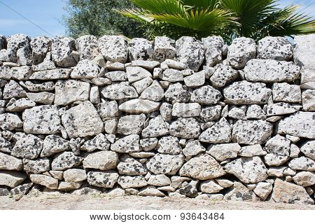 Drywall, Typical Of The Sicilian Countryside.