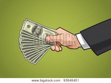 Hands Showing Money 3