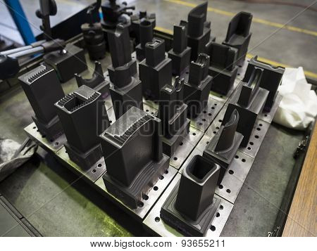 Operator Prepare Edm Electrod Of Precision Mold And Die