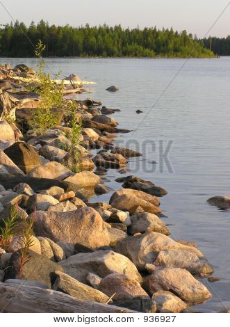 Jezioro na wybrzeżu