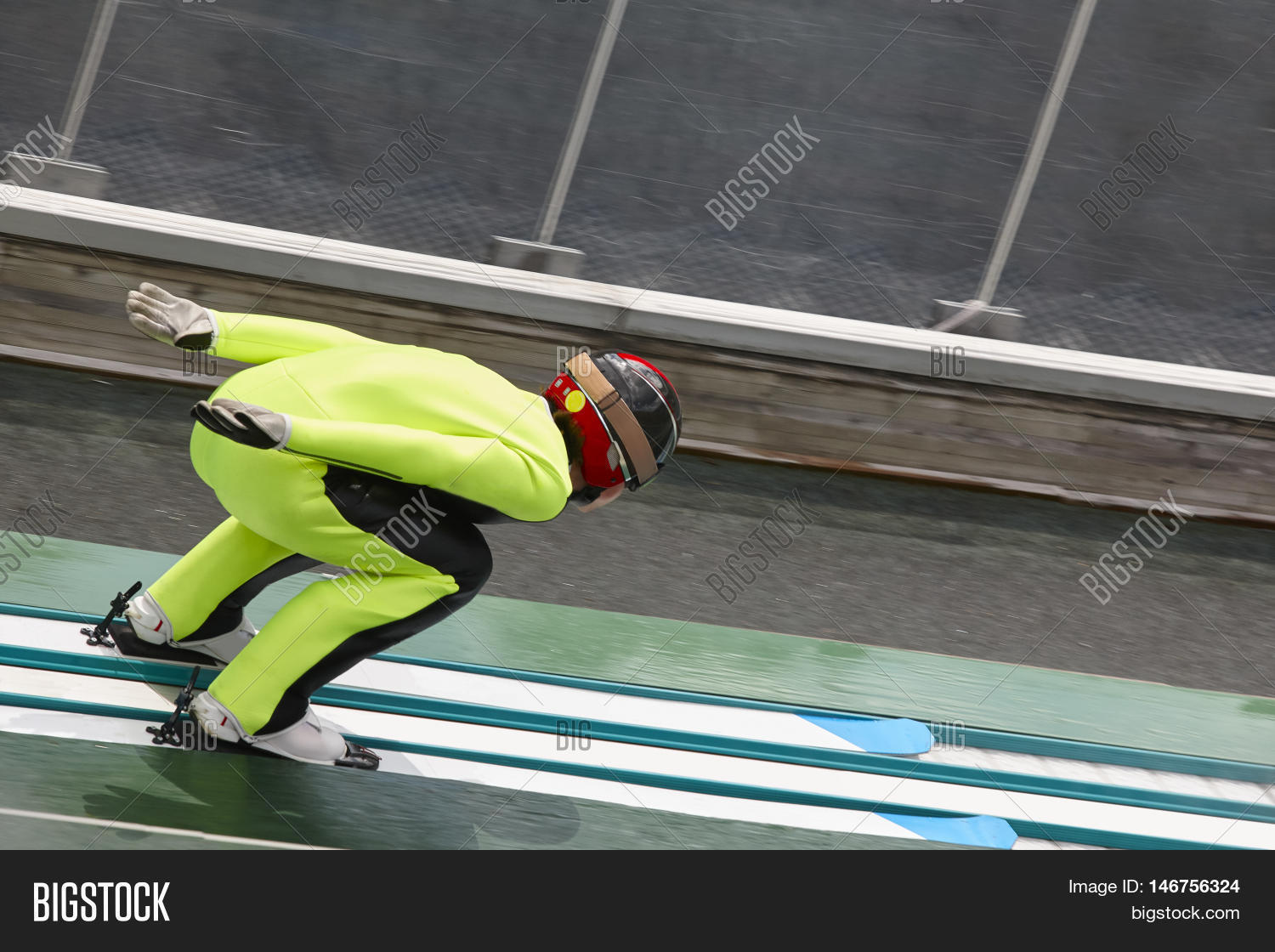 Ski Jump. Artificial Image & Photo (Free Trial) Bigstock