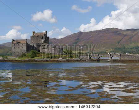 Eilean Donan Castle in the highlands of Scotland
