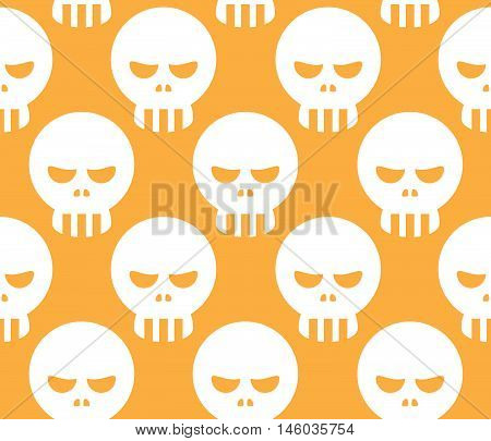 Seamless Evil Skull Pattern