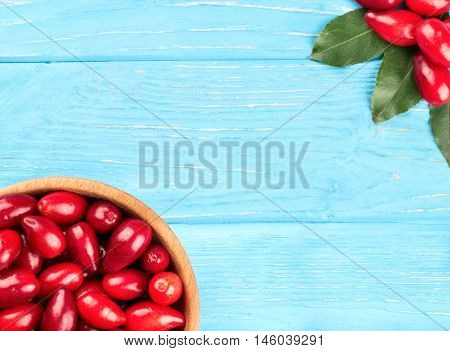 Fresh Cornelian Cherries