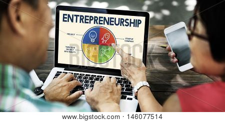 Entrepreneurship Tycoon Small Business Enterprise Concept