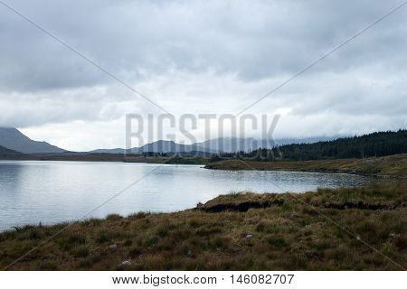 A view of Lough Inagh, Connemara, Co. Galway, Ireland.