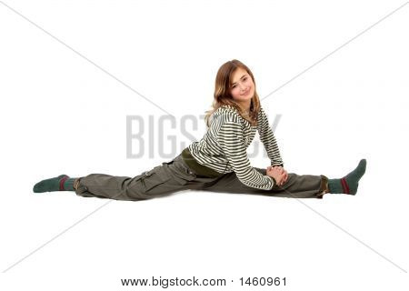 Stretching Girl