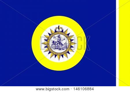 Flag of Nashville is the capital of Tennessee United States