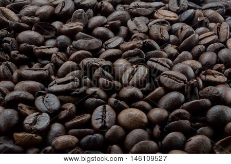 Background of coffee beans. Background. Steck. Ok