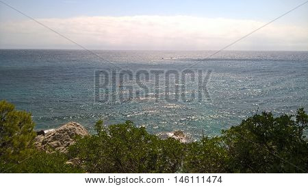 Beautiful landscape of the sea coast. 2016