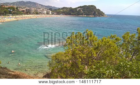 Beautiful landscape of the sea coast. 2016